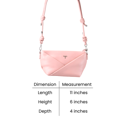 Eve Geometric Bag in Petal