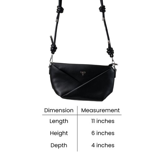 Eve Geometric Bag in Black