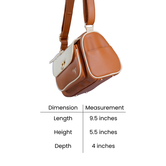Esther Camera Bag in Brown