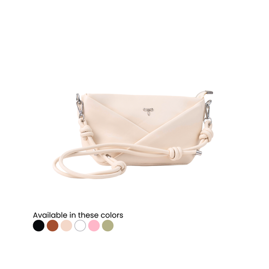 Eve Geometric Bag in Dune Beige
