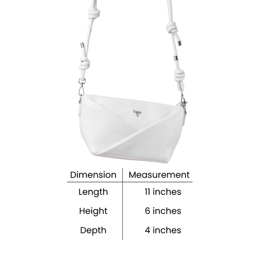Eve Geometric Bag in Snow