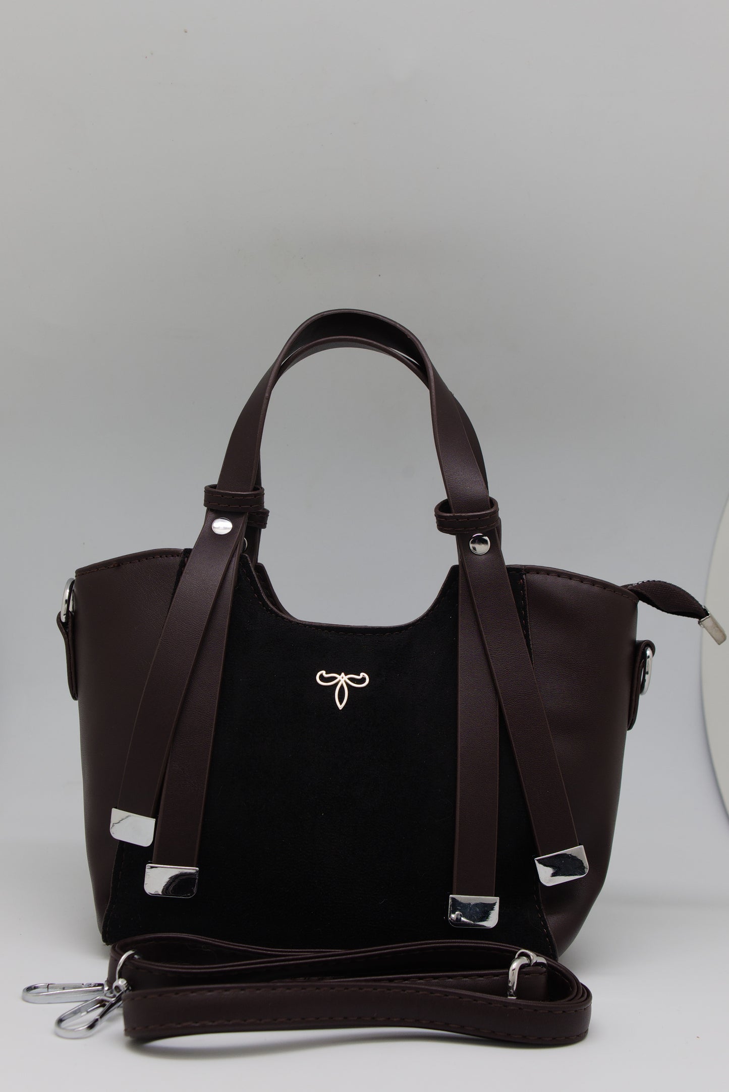 Priscilla Mini Structured Tote in Espresso Brown