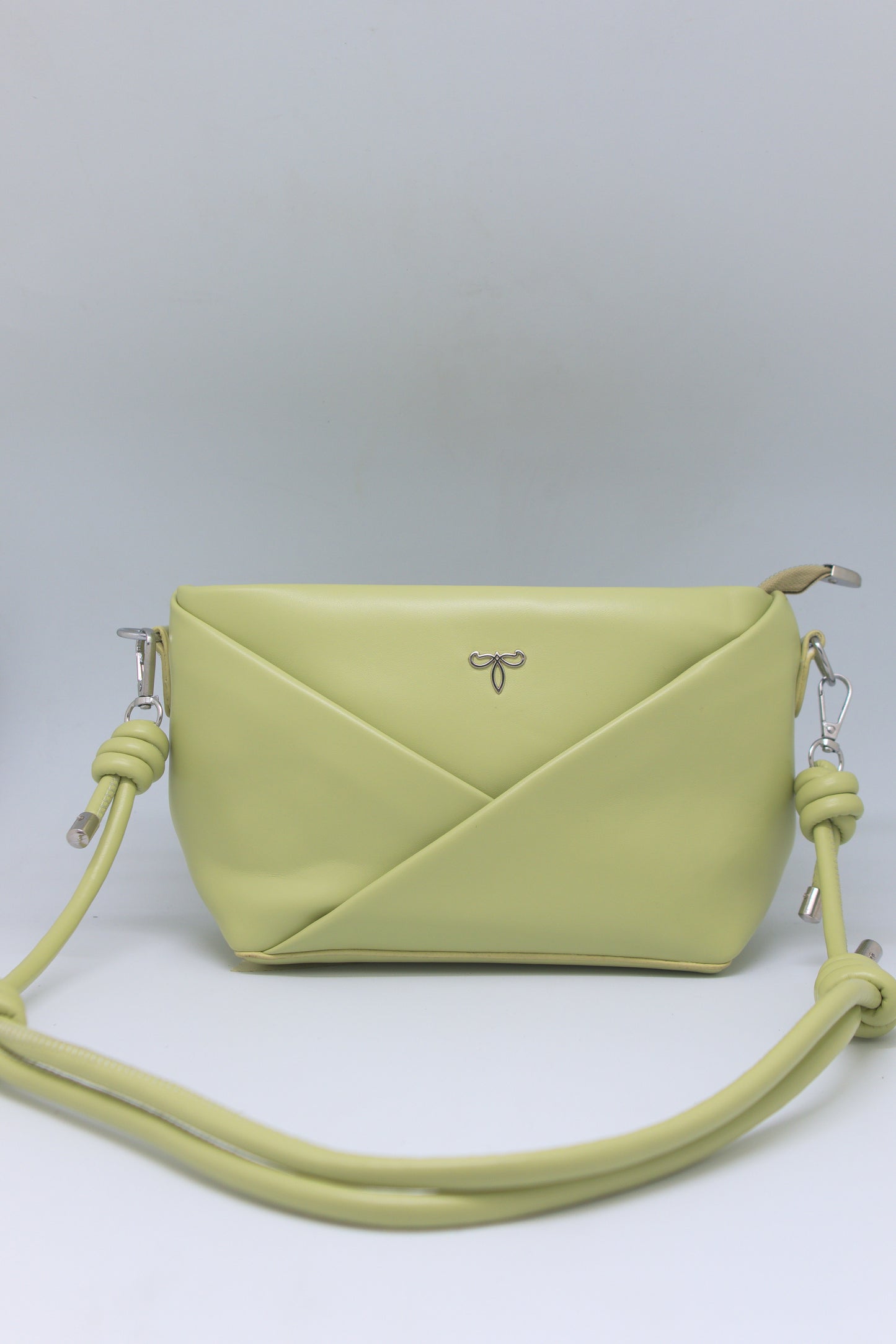 Eve Geometric Bag in Sage Green
