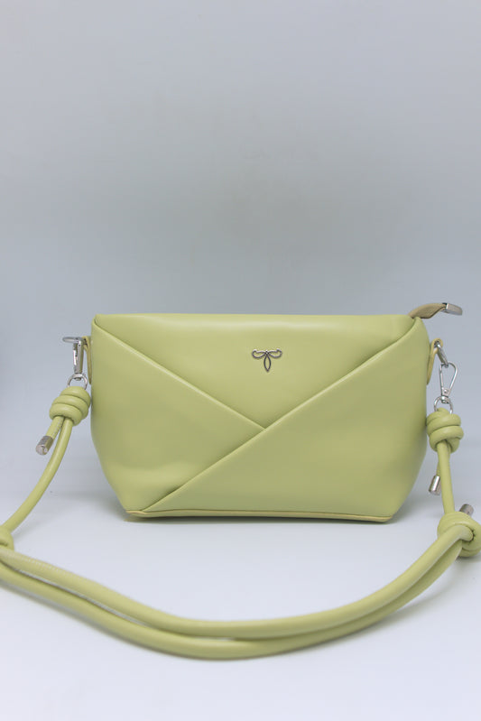 Eve Geometric Bag in Sage Green