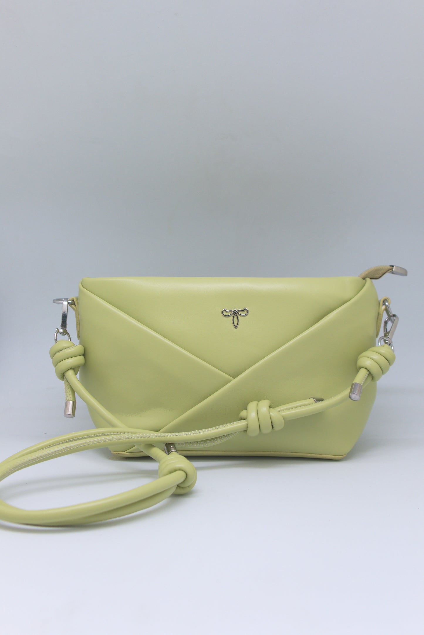 Eve Geometric Bag in Sage Green