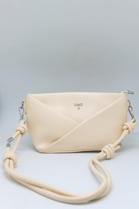 Eve Geometric Bag in Dune Beige